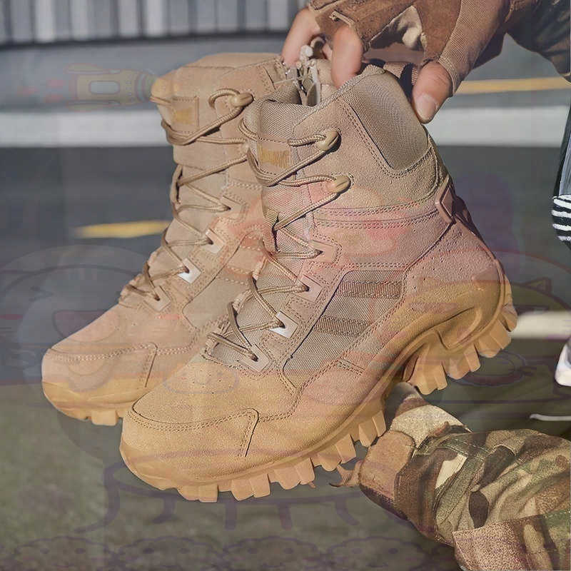 Formal Men Daily Wear Slippers - Tan Long Barrel Deadlift Casual Sneakers