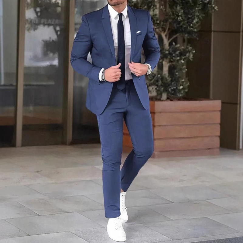 Men'S Formal Wear Rental - Men Two Piece Suit Sets Straight