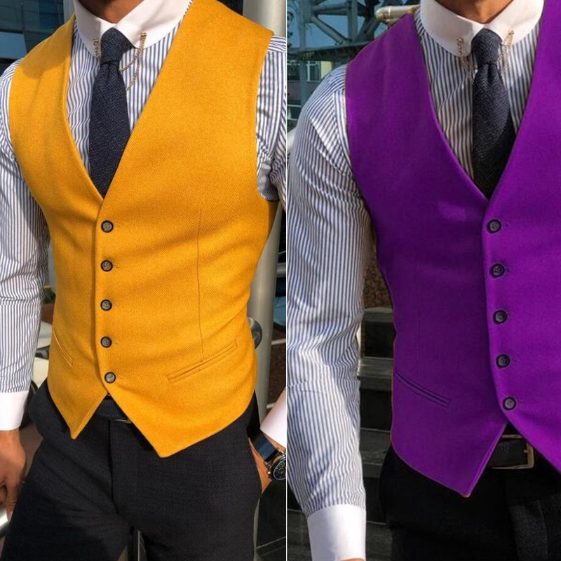 Men Formal Wear Vest - New Arrvial Men Vest Classic Cotton