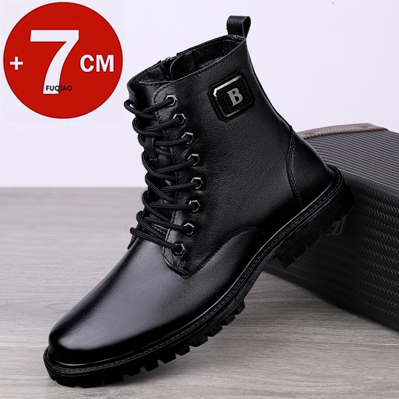 Men's Genuine Leather Elevator - Mens Formal ulasan dan harga
