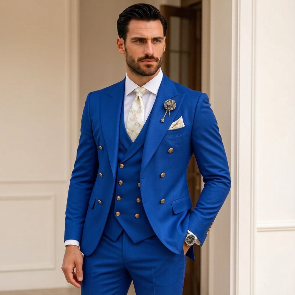 Men Ivory Wedding Suit Slim Fi - Formal Wear For Men In Wedding ulasan dan harga