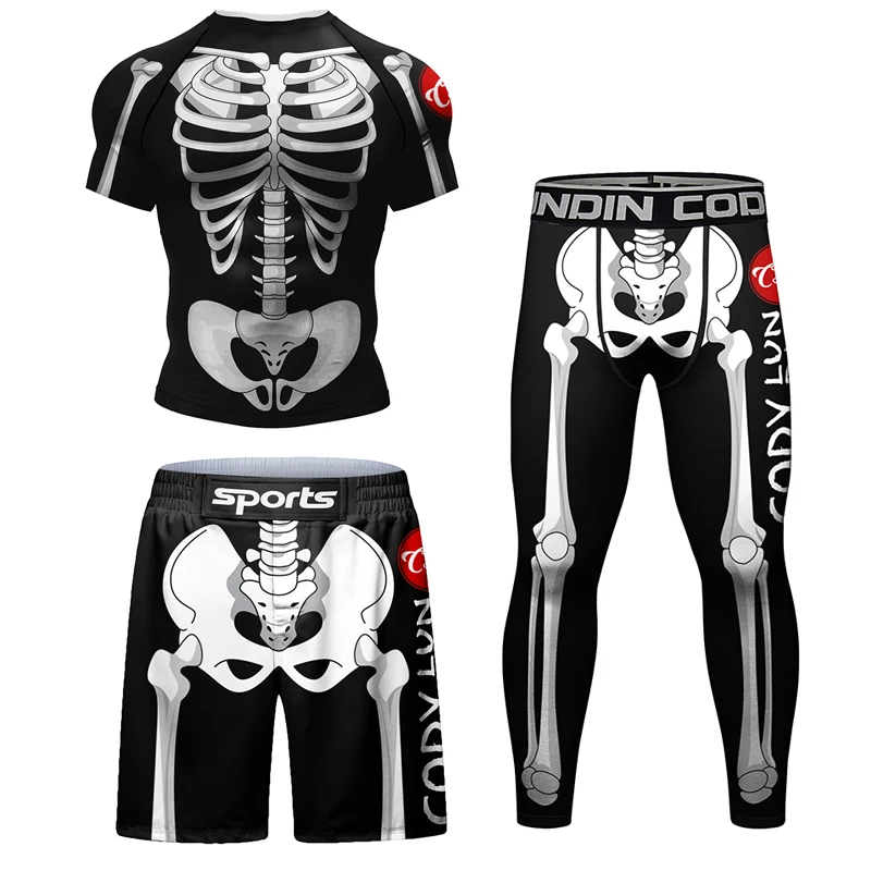 New Skull Rashguard Jiu Jitsu  - Men'S Formal Wear Rental ulasan dan harga