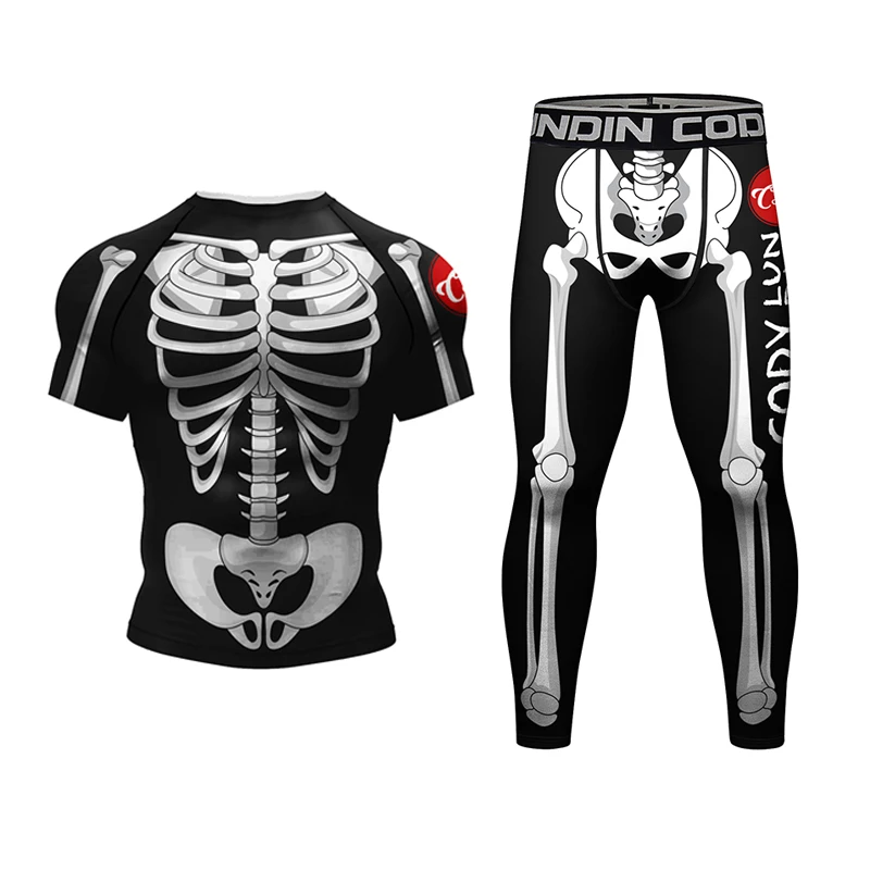 New Skull Rashguard Jiu Jitsu  - Men'S Formal Wear Rental ulasan dan harga