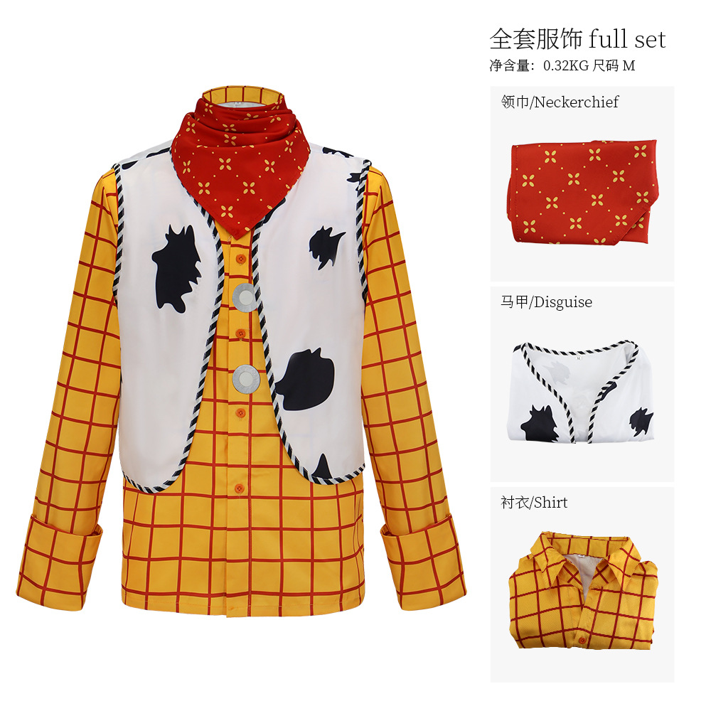 Classic Western Cowboy Cosplay - Men Formal Wear Vest ulasan dan harga