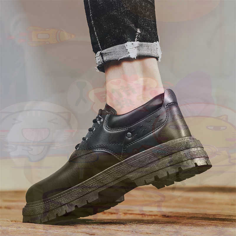 Dark Natural Leather Fashion T - Men Formal Wear Shop ulasan dan harga