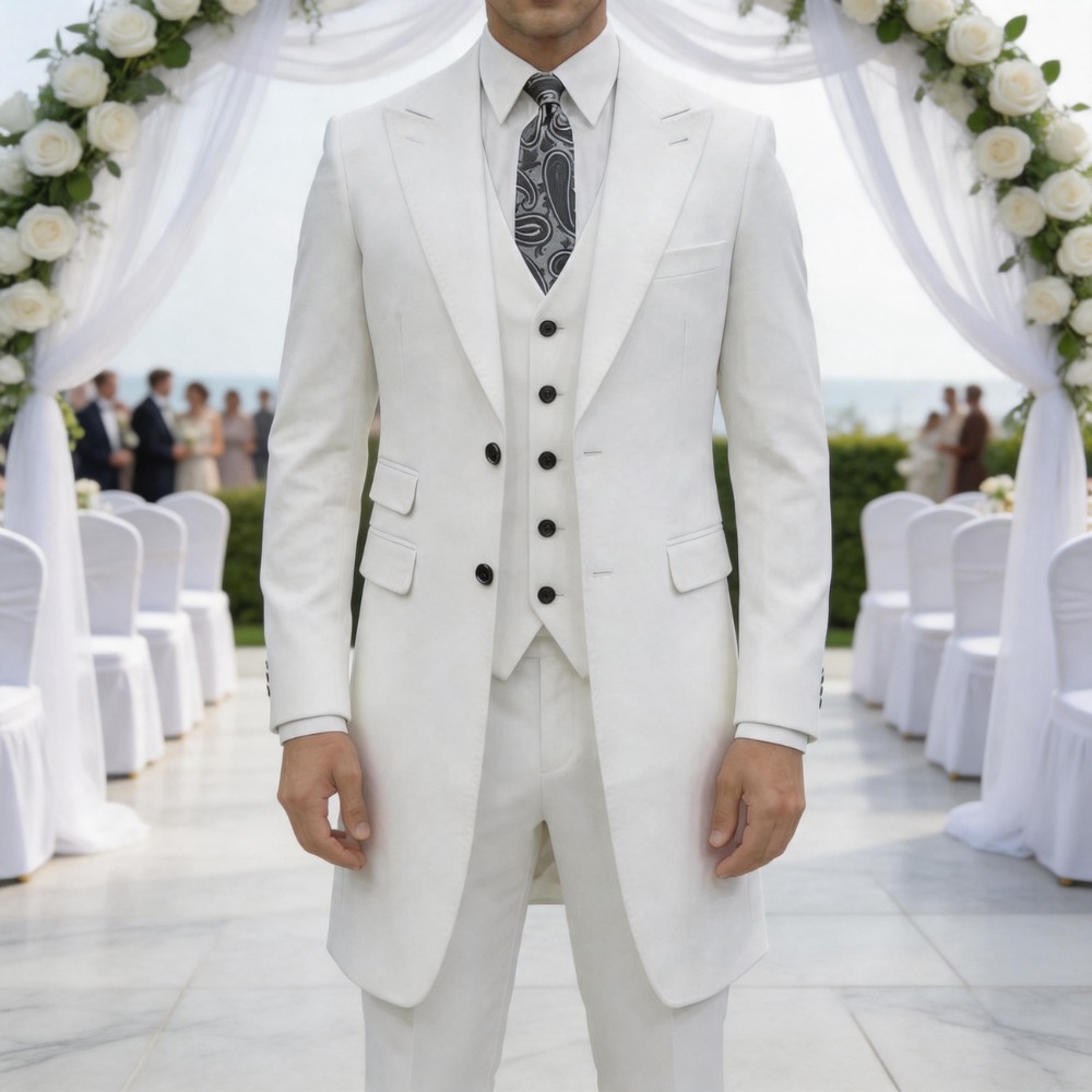 Slim Fit 3 Pieces Formal Men S - Formal Wear For Men In Wedding ulasan dan harga