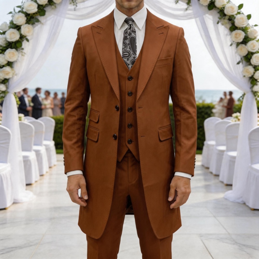 Slim Fit 3 Pieces Formal Men S - Formal Wear For Men In Wedding ulasan dan harga