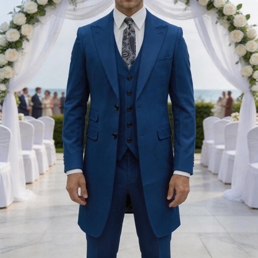 Slim Fit 3 Pieces Formal Men S - Formal Wear For Men In Wedding ulasan dan harga