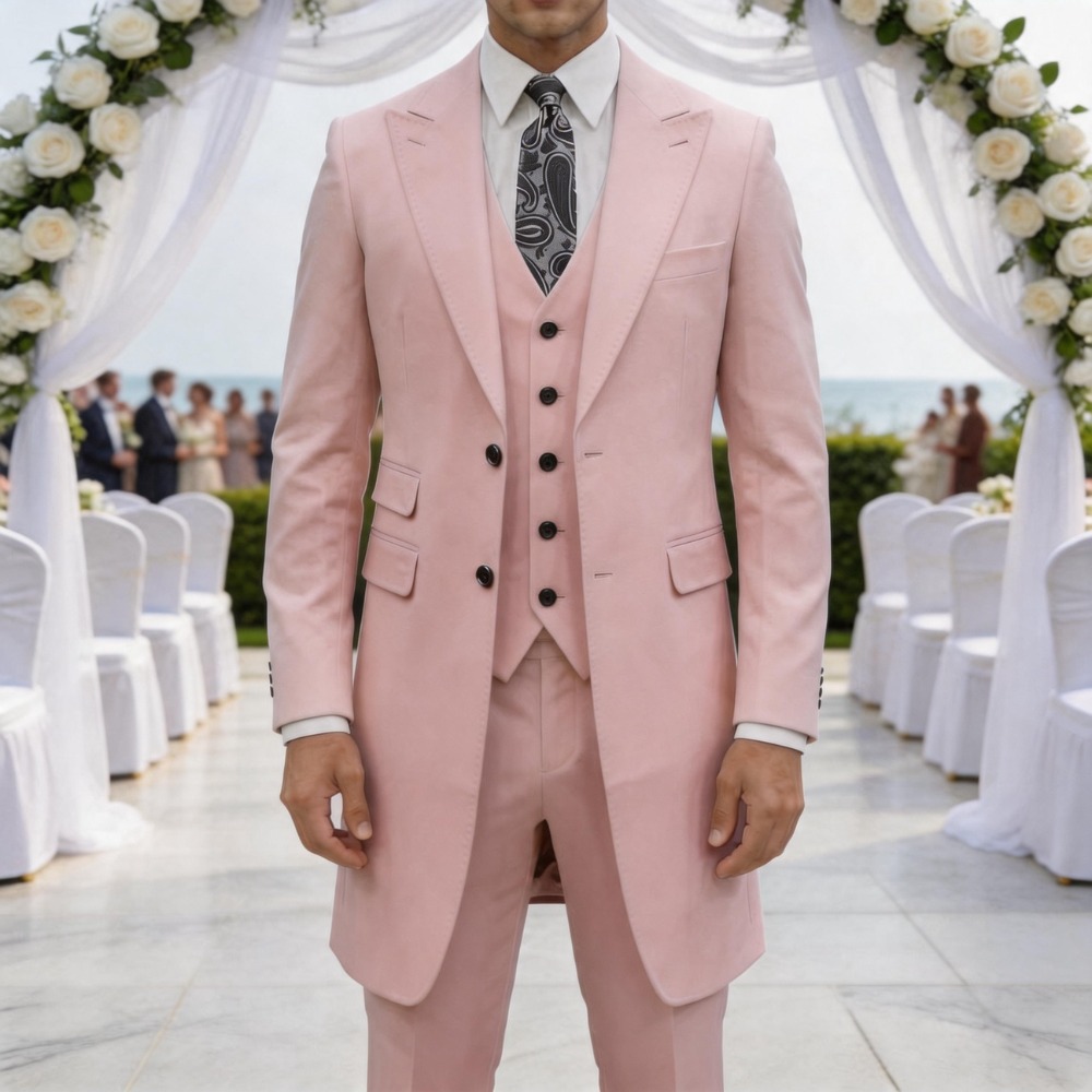 Slim Fit 3 Pieces Formal Men S - Formal Wear For Men In Wedding ulasan dan harga