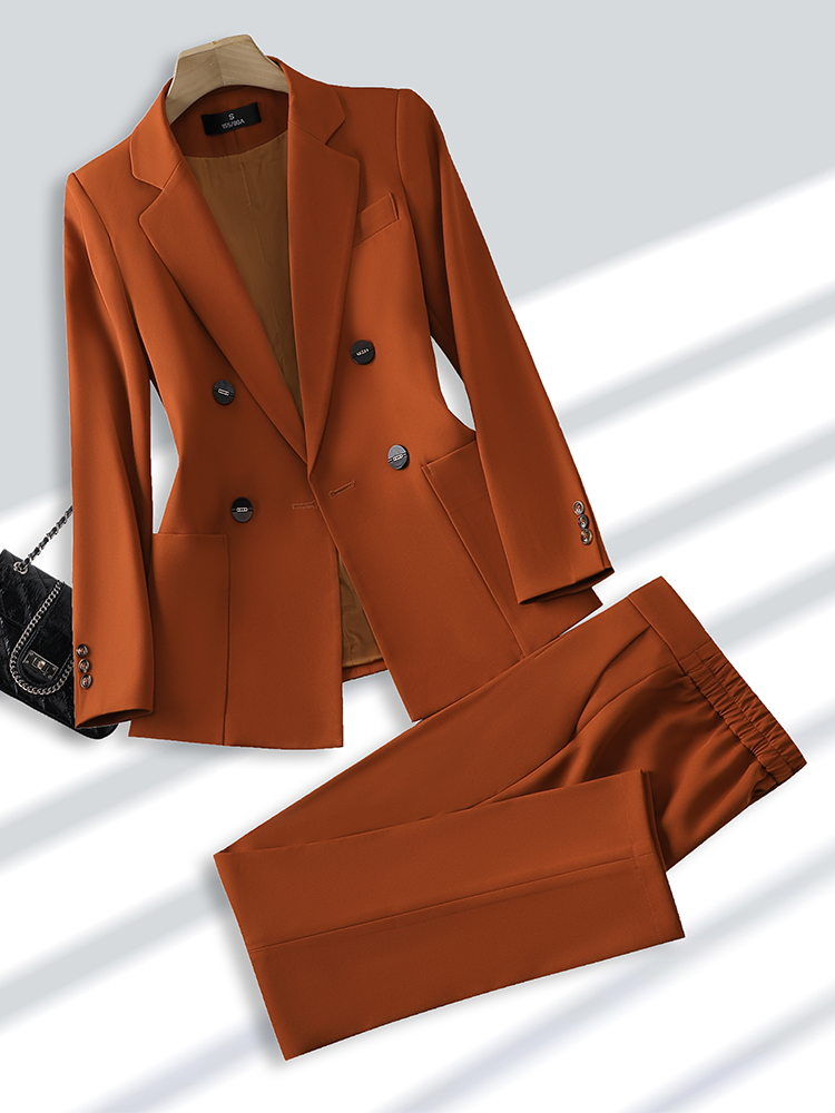 Fashion Ladies Pant Suit Forma - Khaki Formal Wear Men ulasan dan harga