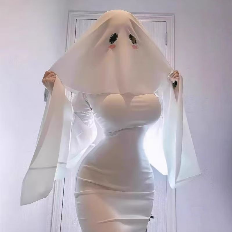 Original Cosplay Outfit Ghost  - Slim Fit Suit Set ulasan dan harga