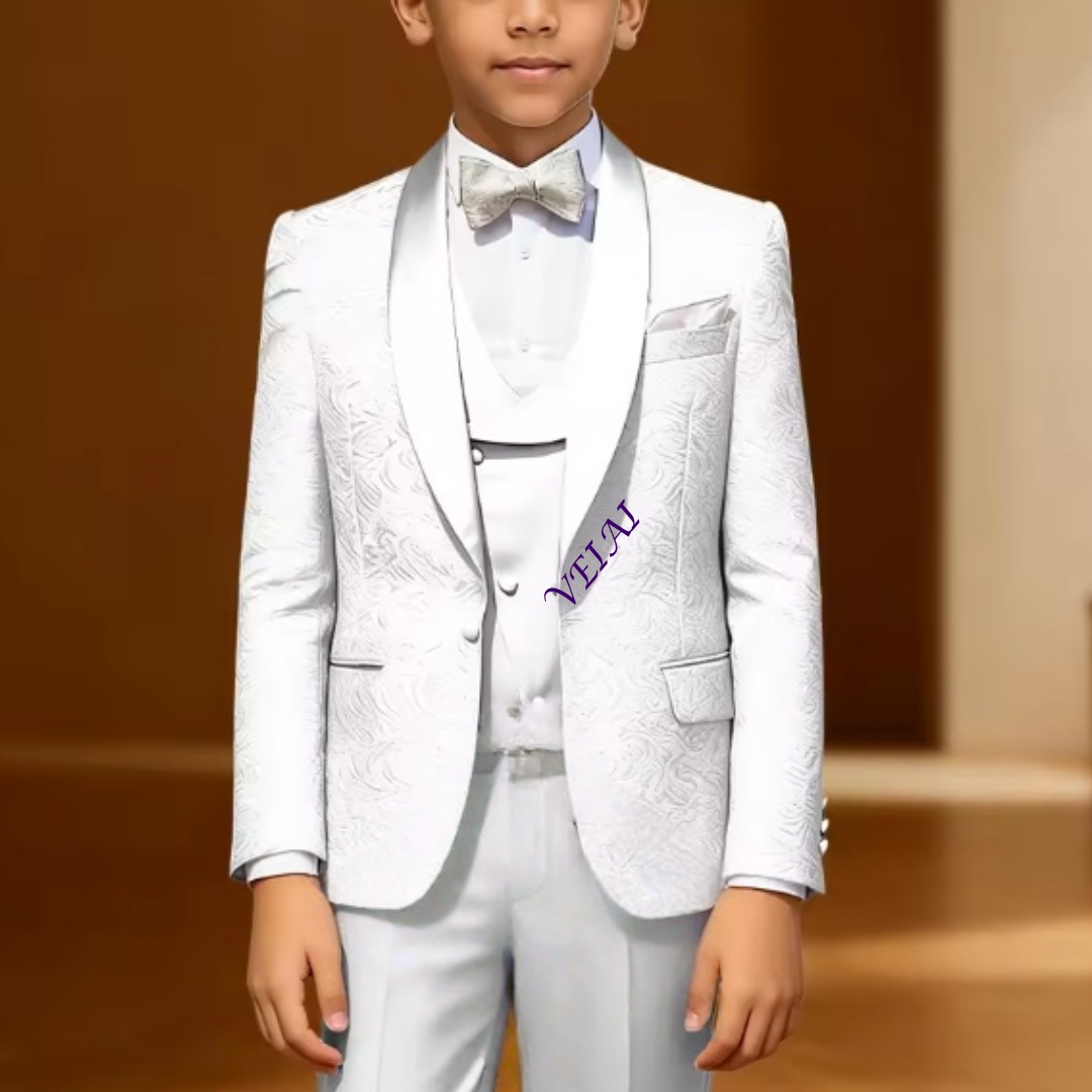 Boys' 3-Piece Formal Jacquard  - Mens Formal ulasan dan harga