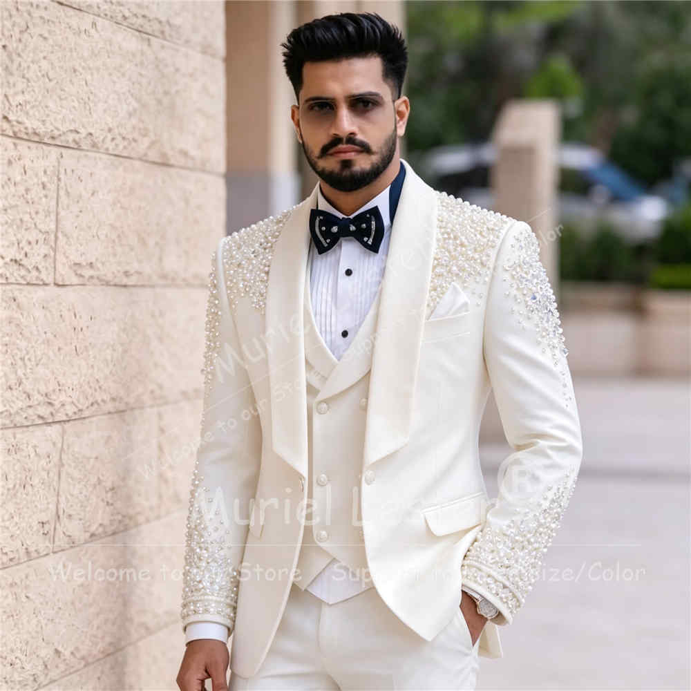 Luxury Groom Suit For Man Spar - Men Formal Wear Vest ulasan dan harga