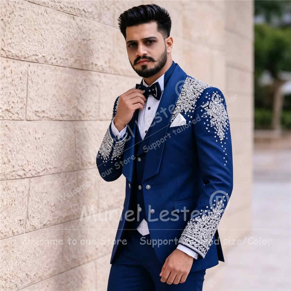 Luxury Groom Suit For Man Spar - Men Formal Wear Vest ulasan dan harga