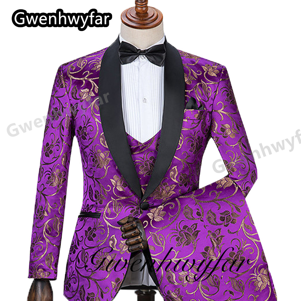Gwenhwyfar Pattern Men Suits M - Formal Wear For Men In Wedding ulasan dan harga