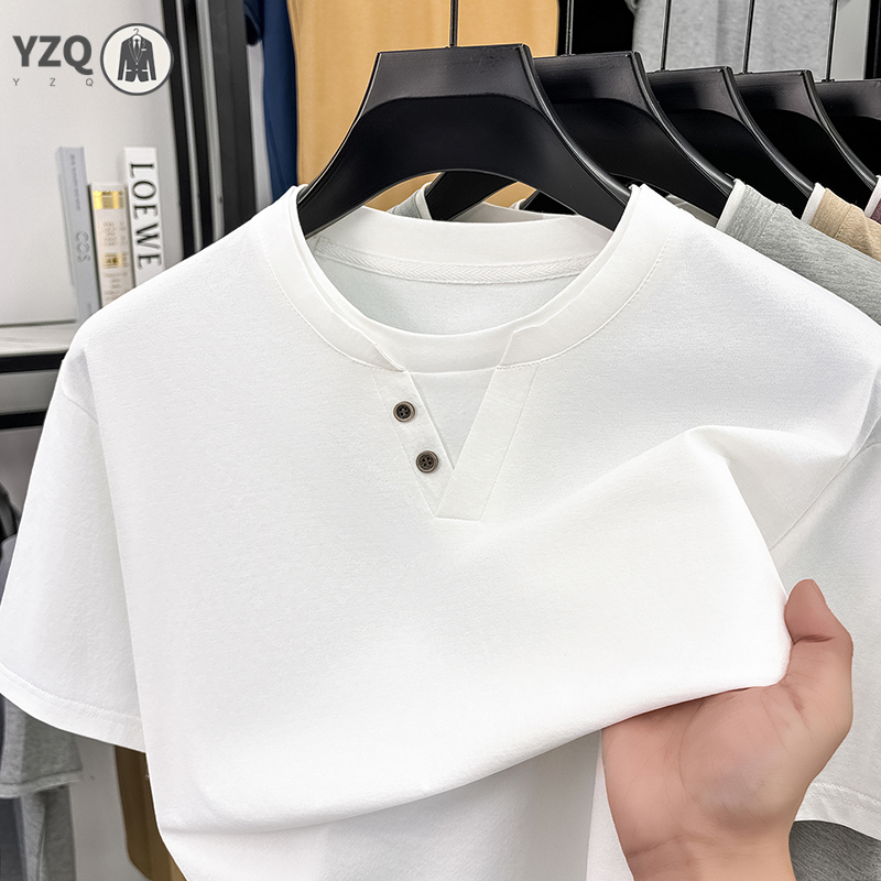 Mens Short Sleeve T Shirt Henl - Slim Fit Suit Set ulasan dan harga