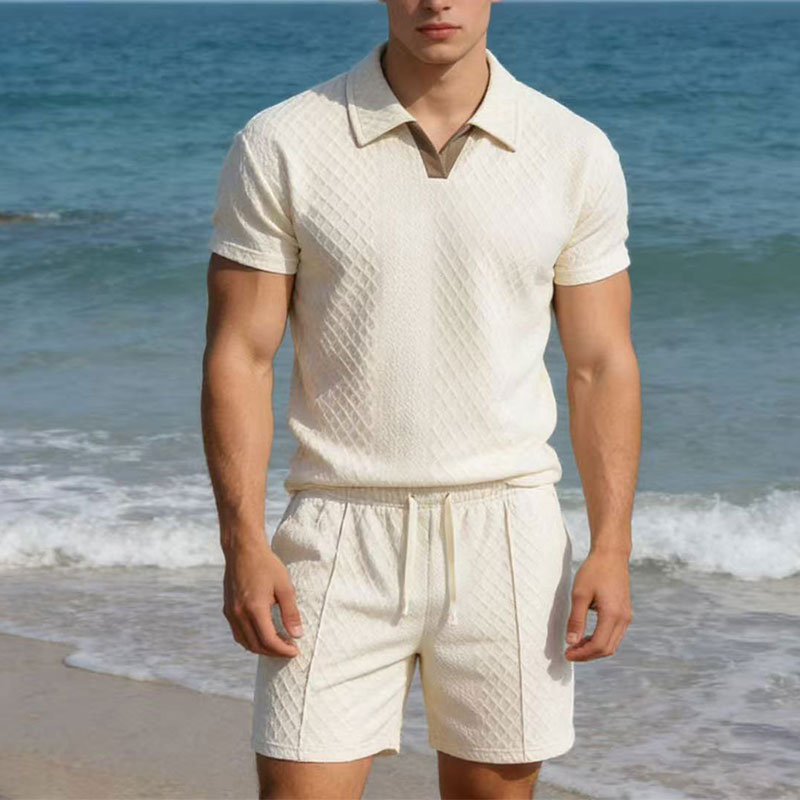 2026 Summer100kg Men Suits Sol - Slim Fit Suit Set ulasan dan harga